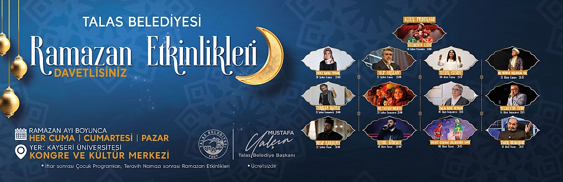 Talas Belediyesi Ramazan Etkinlikler