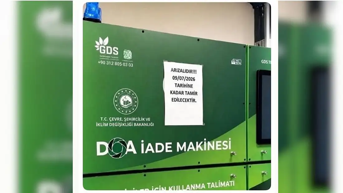 1 TL kazandıran makine Kayseri'de arızalandı! Fenomen isim sosyal medyada paylaştı