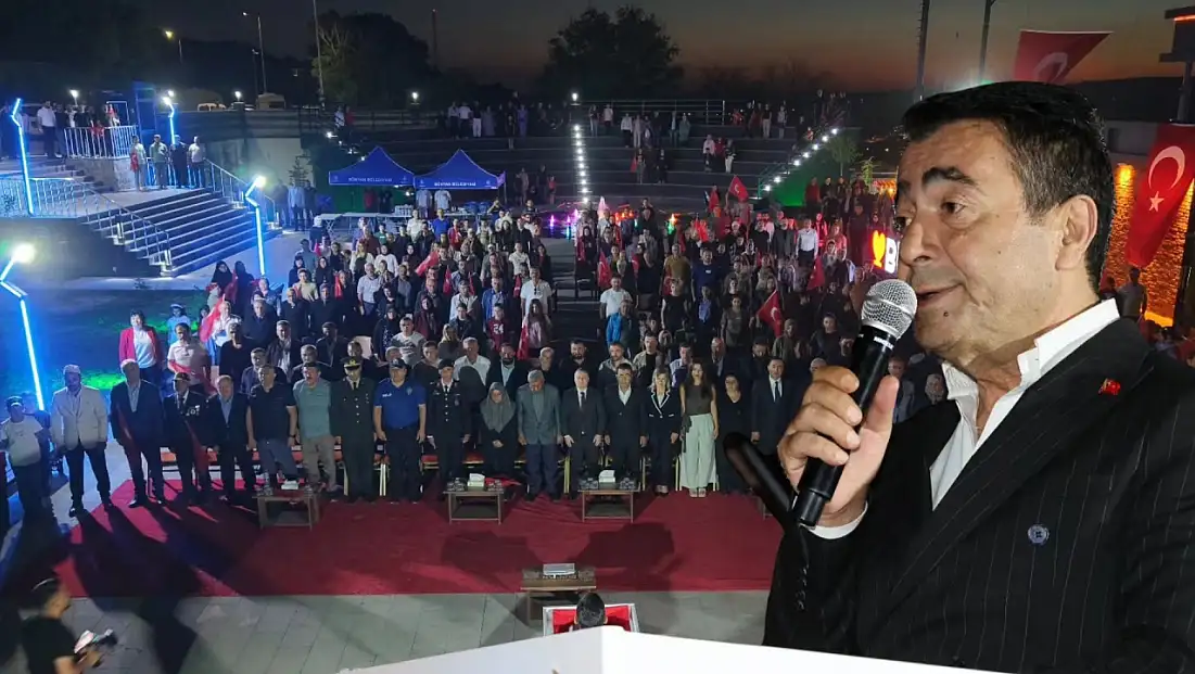 15 Temmuz'da anlamlı konuşma: Başkan Metin: 'Türk'ün ayağının bastığı yer Türk'ündür'