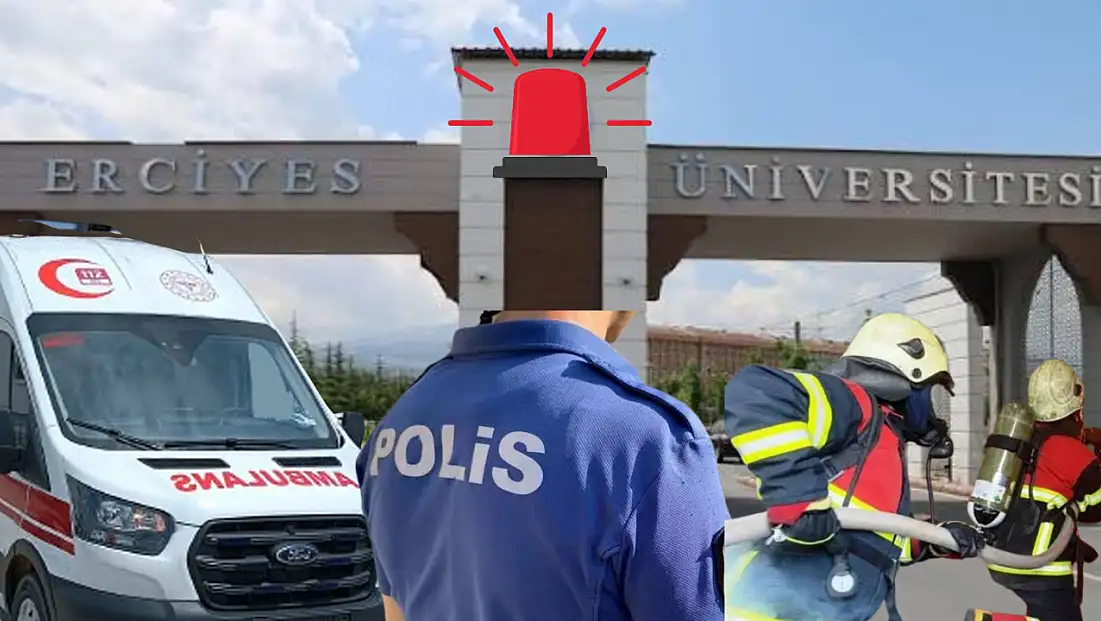 Bugün Erciyes Üniversitesi’nde sirenler çalacak!