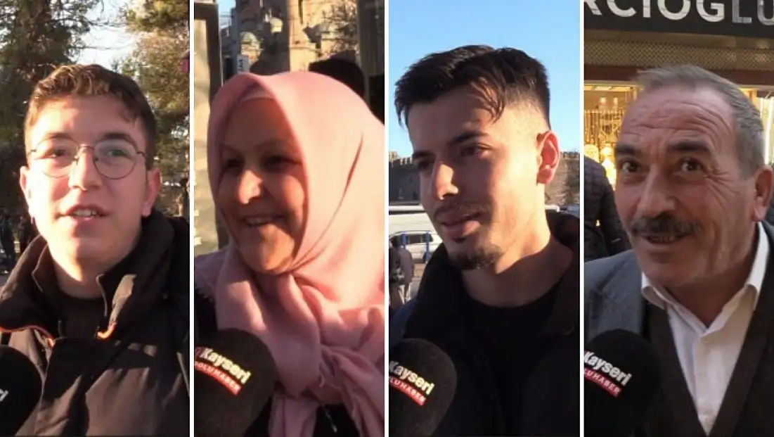 Bugün seçim olsa oyunuzu kime verirsiniz? Kayserililere sorduk