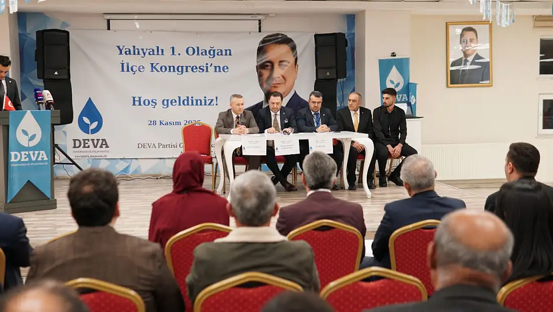 DEVA Partisi Yahyalı 1. Olağan İlçe Kongresi gerçekleştirildi