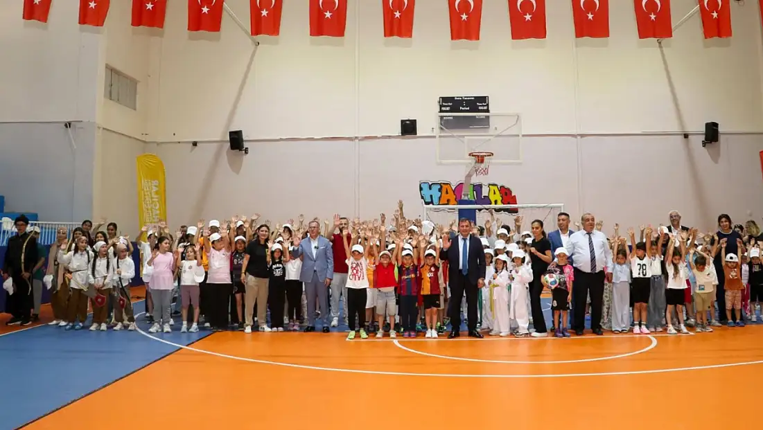 Hacılar'da Yaz Spor Okulları'nın açılışı gerçekleşti