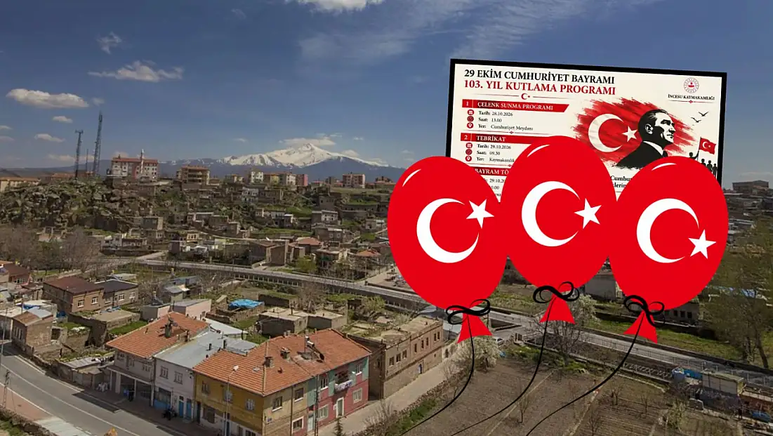 İncesu’da 29 Ekim programı belli oldu!