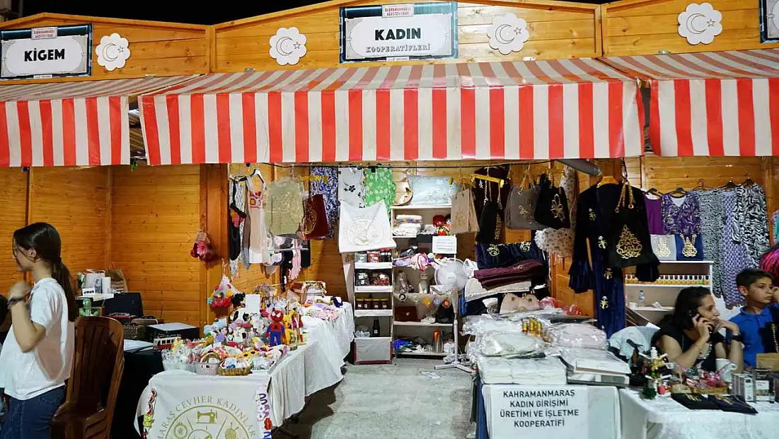Kahramanmaraş’ta kadınların el emekleri görücüye çıktı!