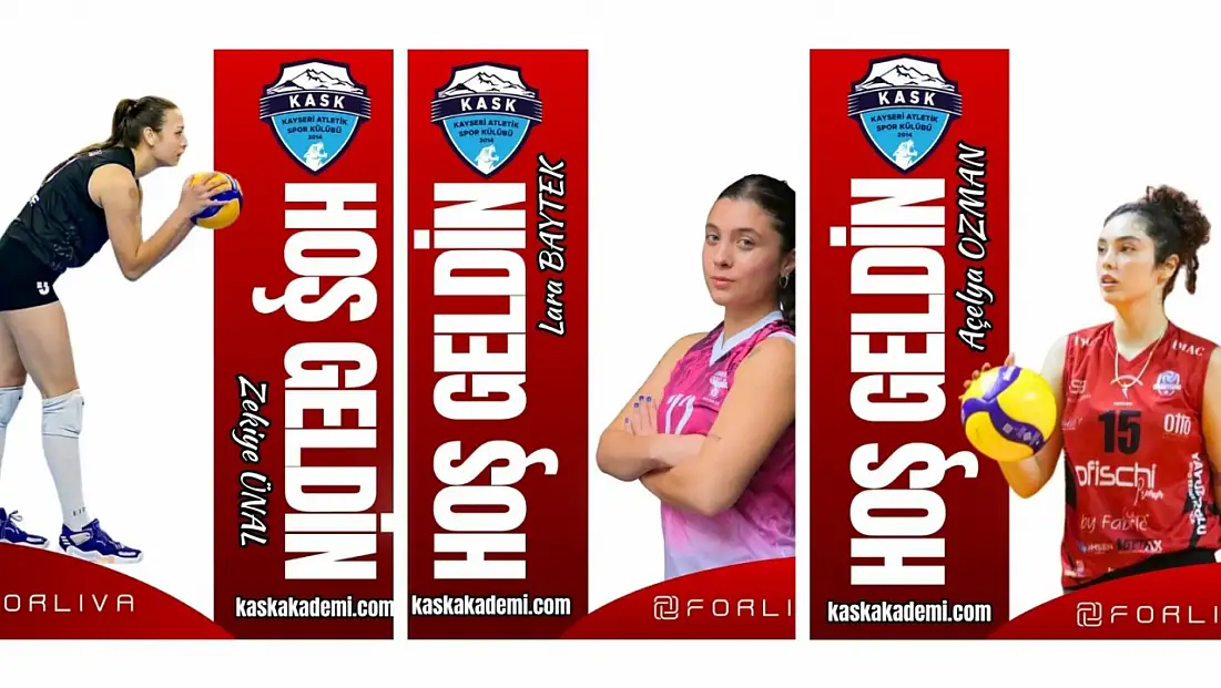 Kayseri Atletikspor Voleybol Kulübü 3 ismi renklerine bağladı