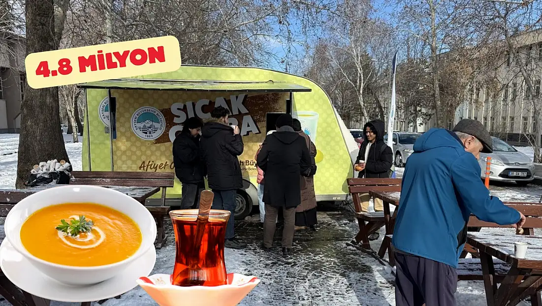 Kayseri'de 4.8 milyon bardak çorba ve çay neden dağıtılacak?