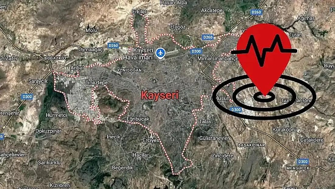 Kayseri’de art arda sarsıntılar yaşanıyor: 4 kez deprem oldu!