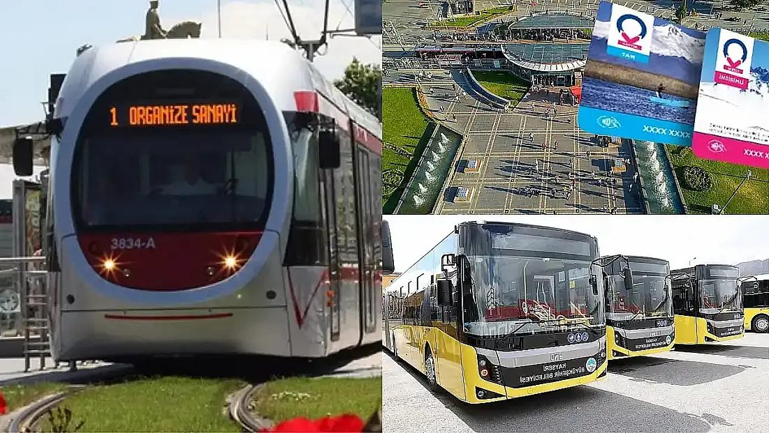 Kayseri'de Cumhuriyet Bayramı dolayısıyla sefer saatleri değişiyor!