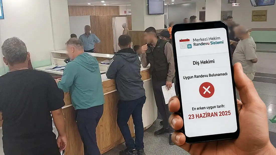 Kayseri'de diş hekimi randevusu çilesi! Bir yanda hasta, diğer yanda binlerce hekim