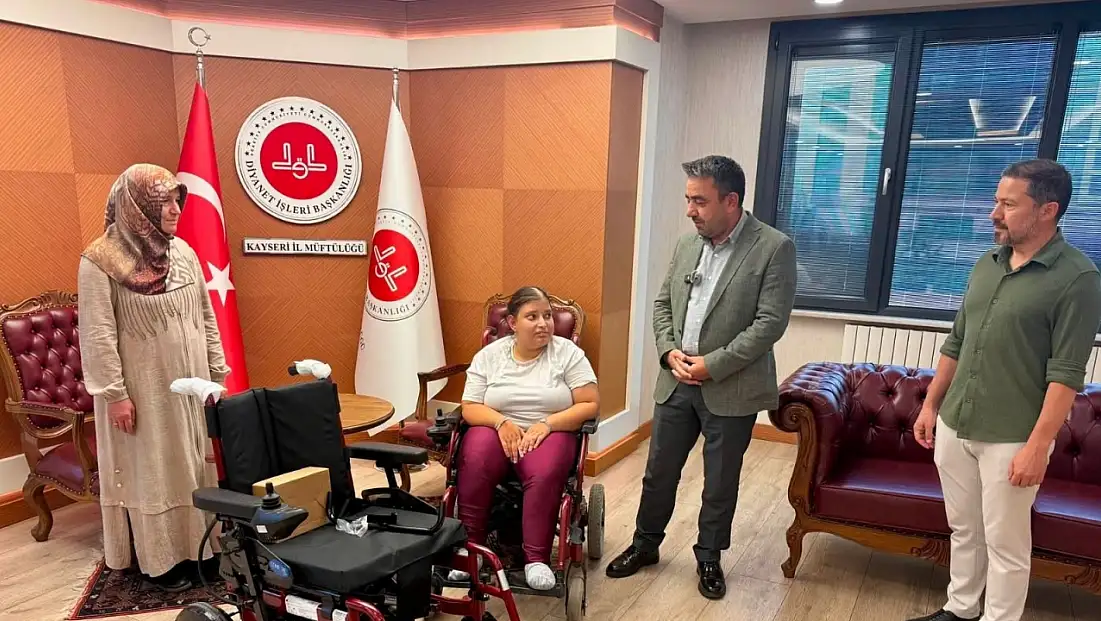 Kayseri’de Ebru Durmuş’un yüzünü güldüren destek!