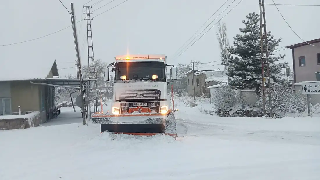 Kayseri’nin 4 ilçesinde karla mücadele seferberliği başlıyor!