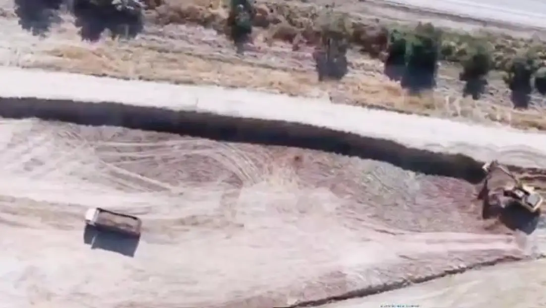 Kayseri'nin dev tarım projesinden son görüntüler paylaşıldı