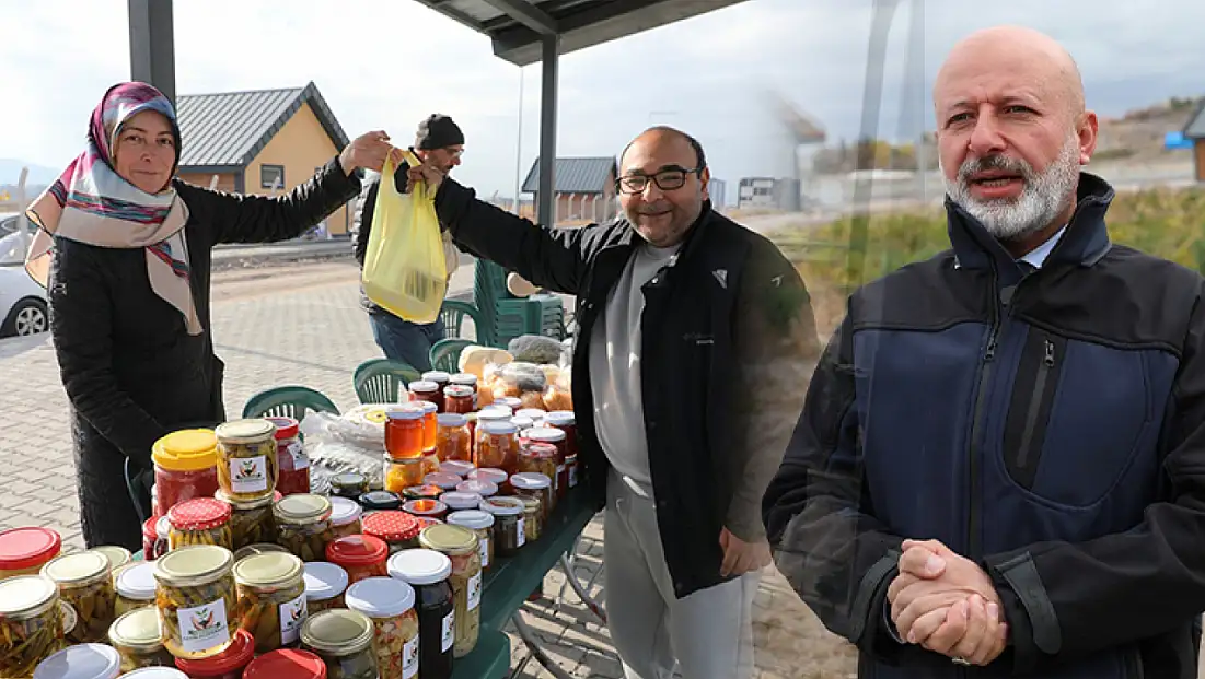 Kayseri'nin göbeğinde kadın eliyle tarım: Son hasat yapıldı!