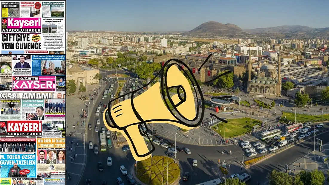 Kayseri yerel gazeteleri 13 Ekim gündemini belirledi!
