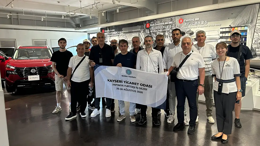 Kayserili heyet Japonya’da dünyaca ünlü markanın üretimini inceledi