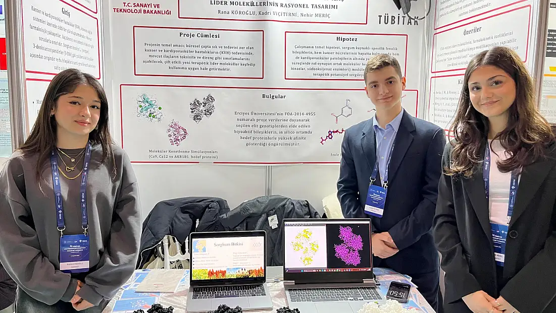 Kayserili öğrenciler bitkiden kanser ilacı tasarladı!