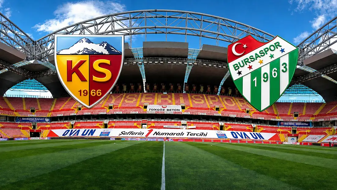 Kayserispor-Bursaspor maçı öncesi rekor kırıldı!
