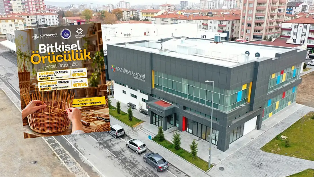 Kocasinan Belediyesi’nden bitkisel örücülük kursu fırsatı