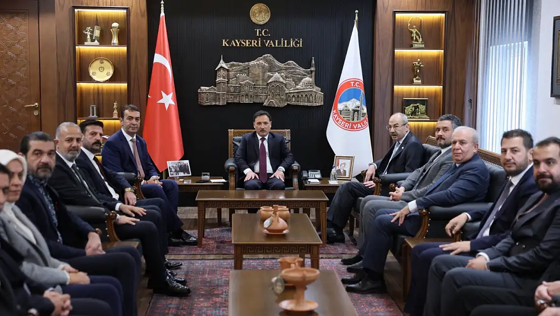 KTO Başkanı Gülsoy ve beraberindeki heyet Vali Gökmen Çiçek’i ziyaret etti