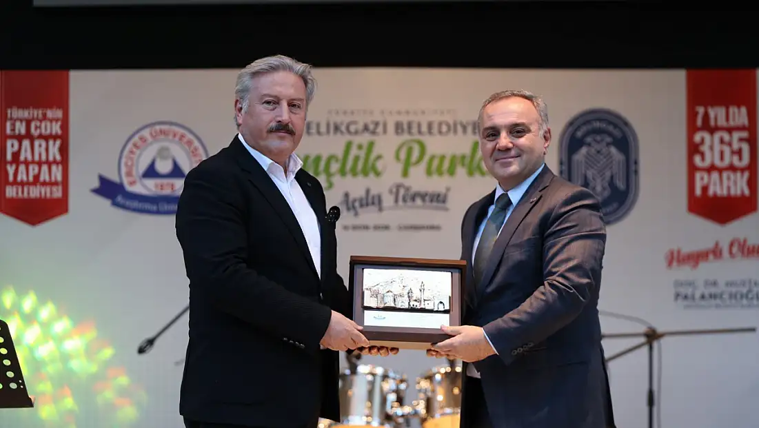 Melikgazi'den ERÜ'ye modern gençlik parkı: Rektör Altun'dan teşekkür