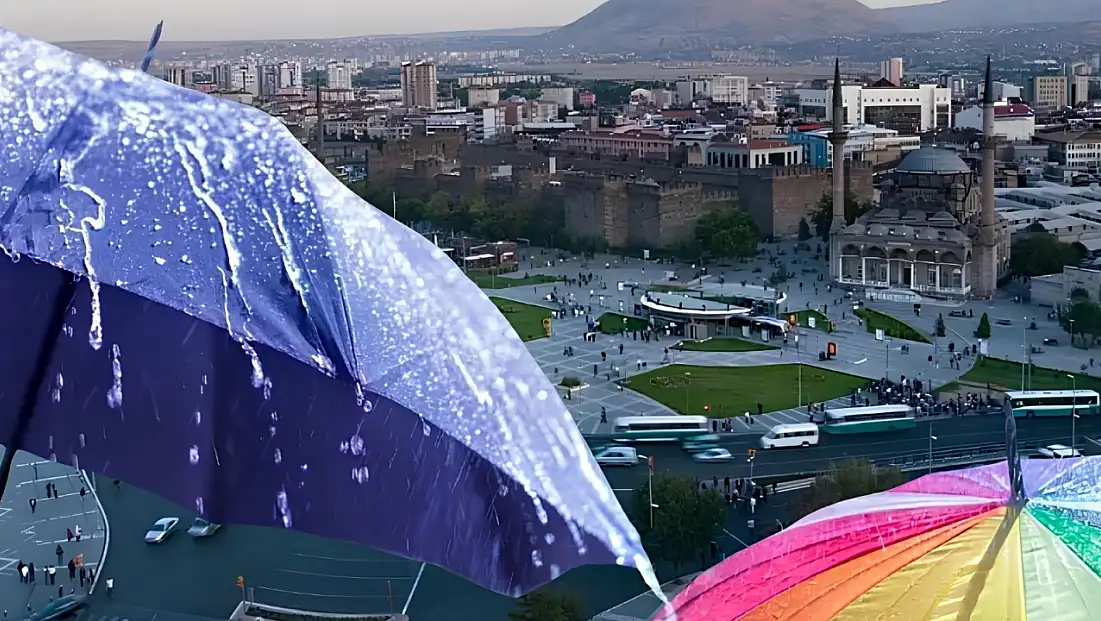 Meteoroloji saat verdi: Kayseri’de sağanak başlıyor!