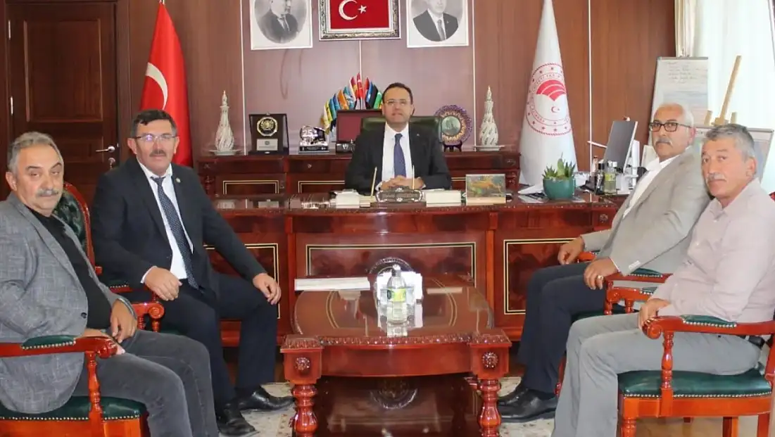 Nevşehirli bakana Kayserili üreticilerden kritik ziyaret!
