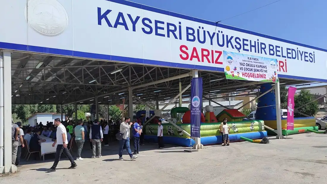 Sarız’da Yaz Okulu Kapanış ve Çocuk Şenliği programı düzenlendi!
