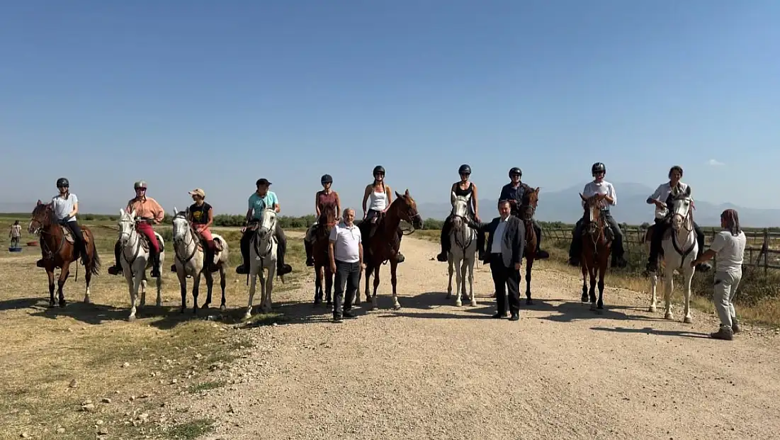 Sultan Sazlığı’nda atlı turizm etkinliği