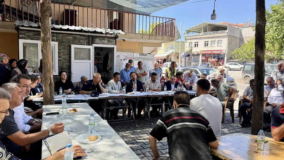 Vatandaş anlattı Kaymakam Ermiş dinledi: Bu seferki durağı Yemliha oldu!