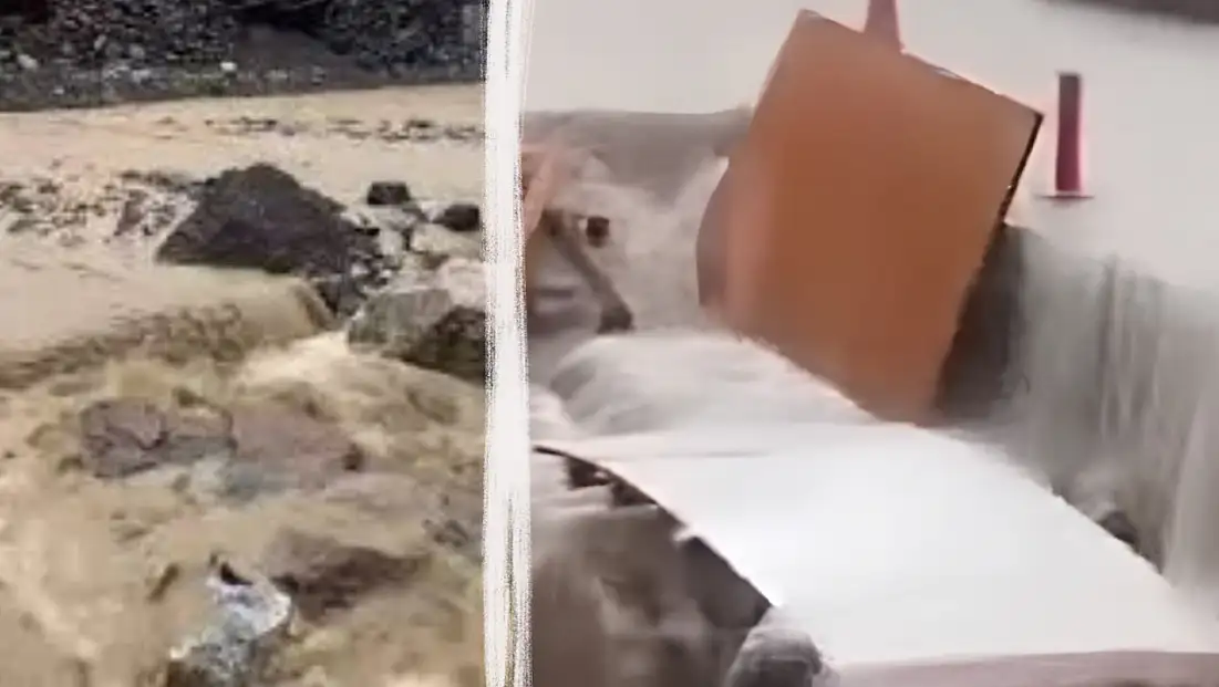 Yahyalı’da şiddetli yağış sele dönüştü!