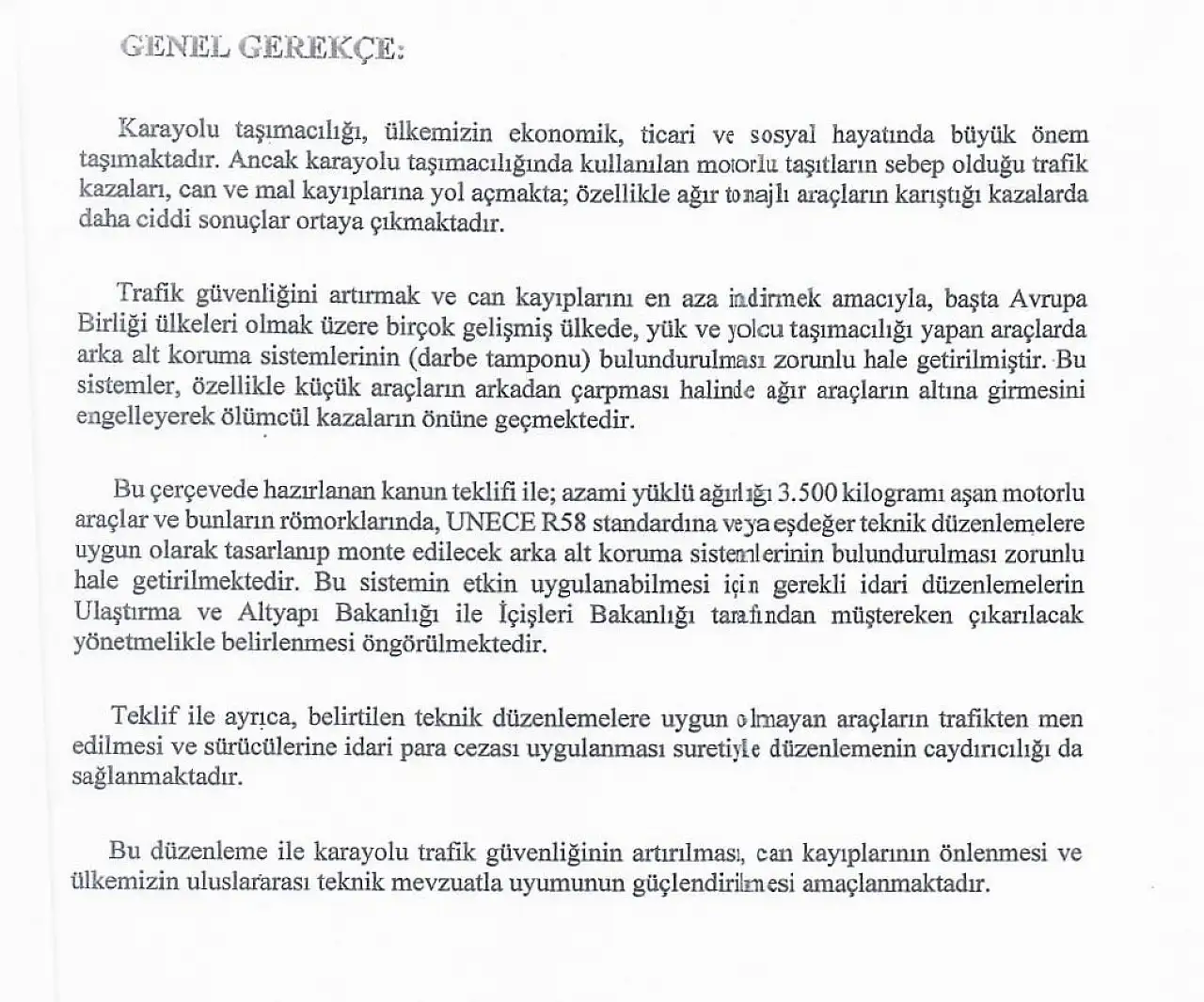 Trafikte darbe tamponu zorunluluğu yolda!