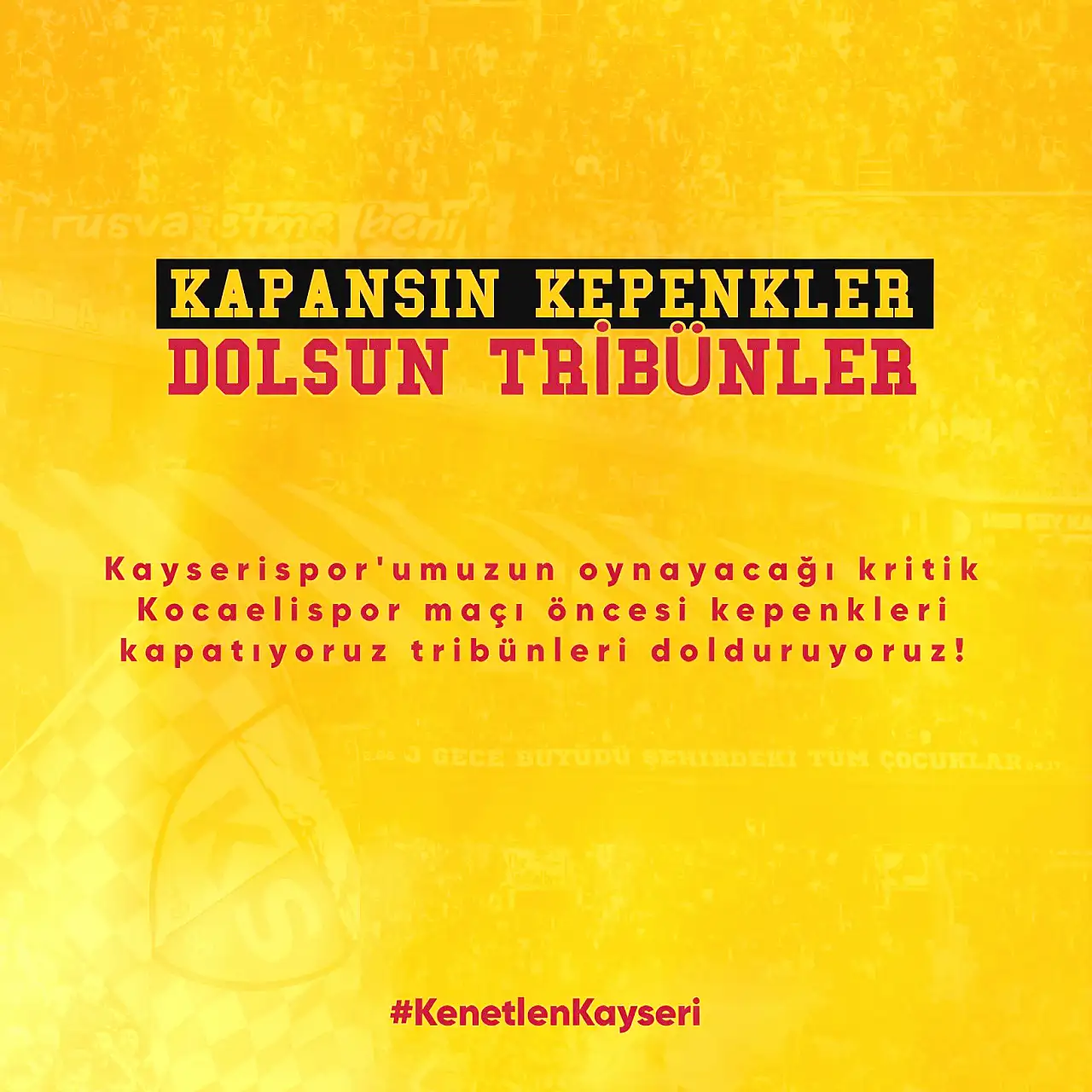 Kayseri'de kepenkler kapanacak mı? Şehir tek yürek