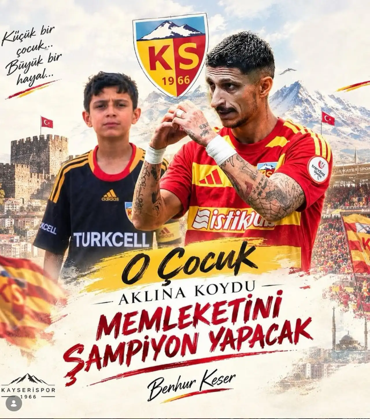 Kayserispor'a 11 yıl sonra döndü! O çocuk büyüdü, herkes onu konuşuyor