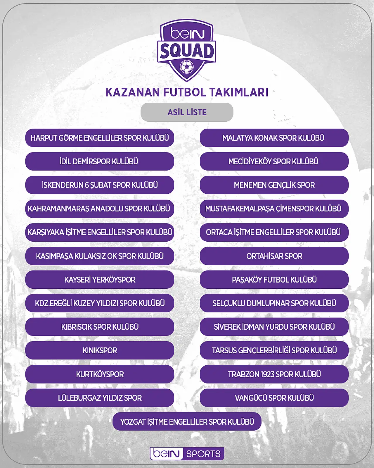 beIN SPORTS, Kayseri'deki amatör takıma sponsor oldu!
