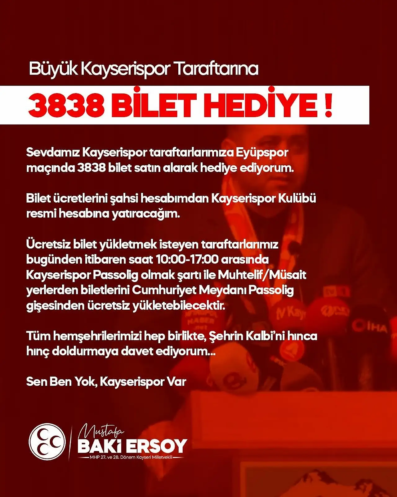 Kritik maç öncesinde boşluğu Baki Ersoy dolduracak!