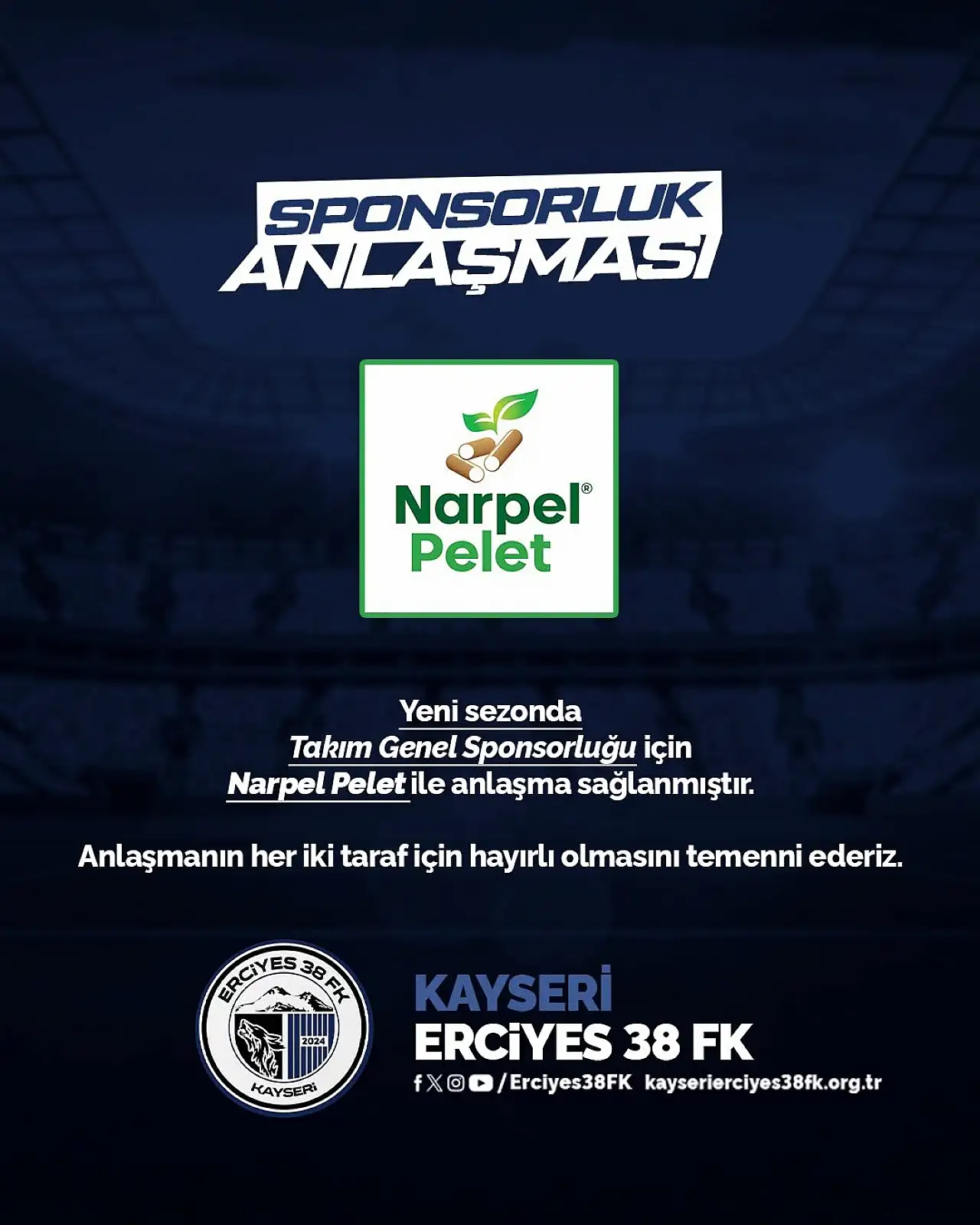 Herkes bu sponsorluğu konuşuyor: Açıkalın Erciyes 38 FK'ya isim sponsoru oldu