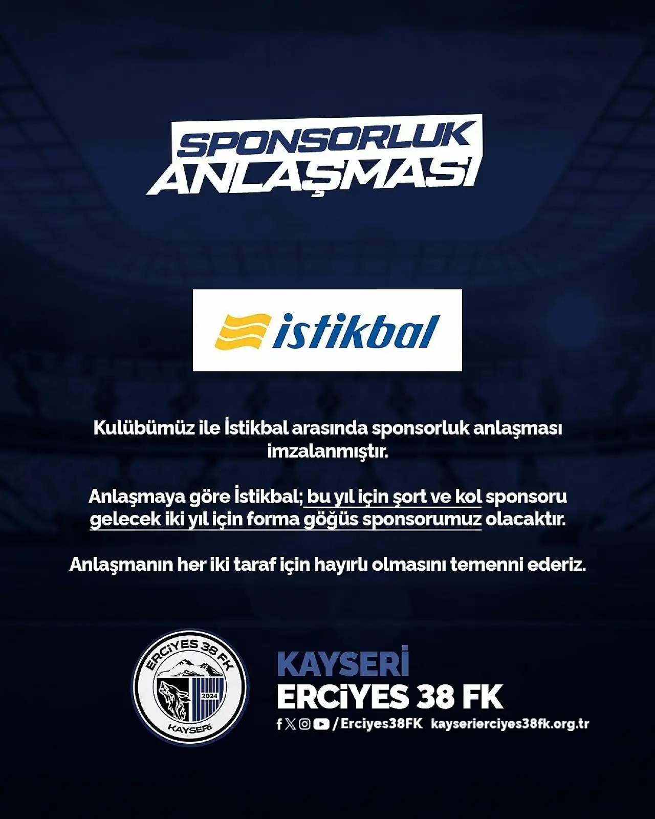 Yüzleri güldüren haber! Önce Kayserispor ardından Erciyes 38 FK...
