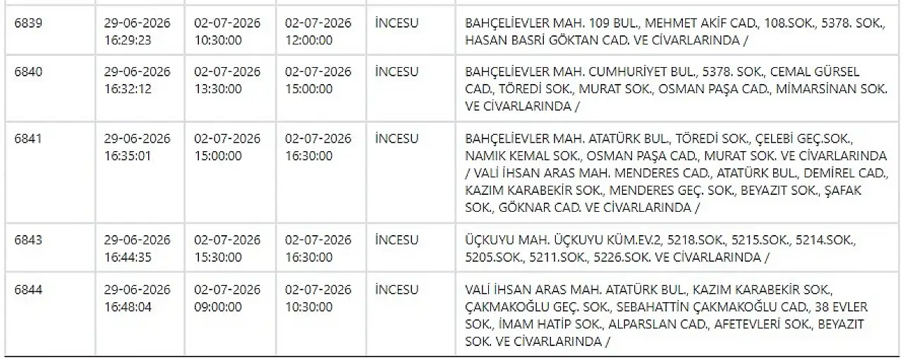 2 Temmuz Kayseri elektrik kesintisi: Kayseri ilçelerinde elektrikler ne zaman, saat kaçta gelecek?