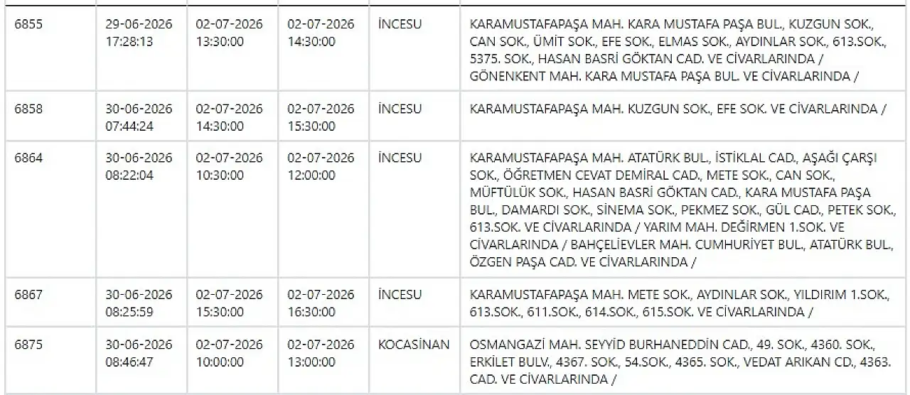 2 Temmuz Kayseri elektrik kesintisi: Kayseri ilçelerinde elektrikler ne zaman, saat kaçta gelecek?