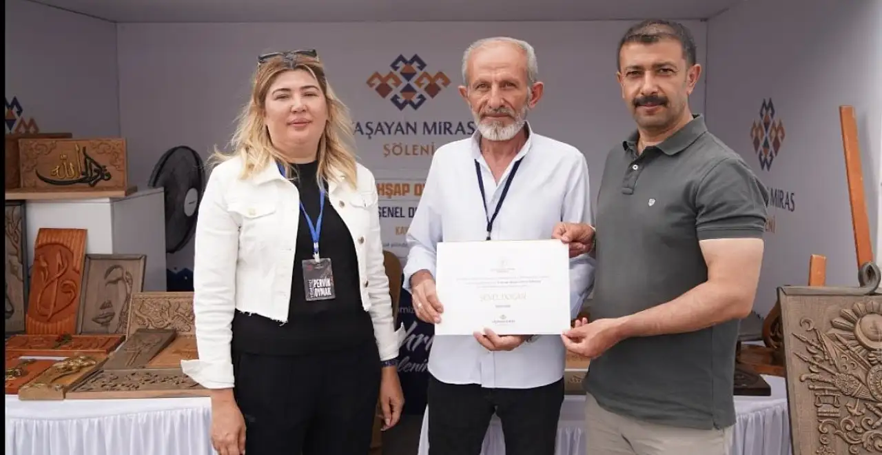Talas'ın geleneksel sanatı Erzincan'da sergilendi