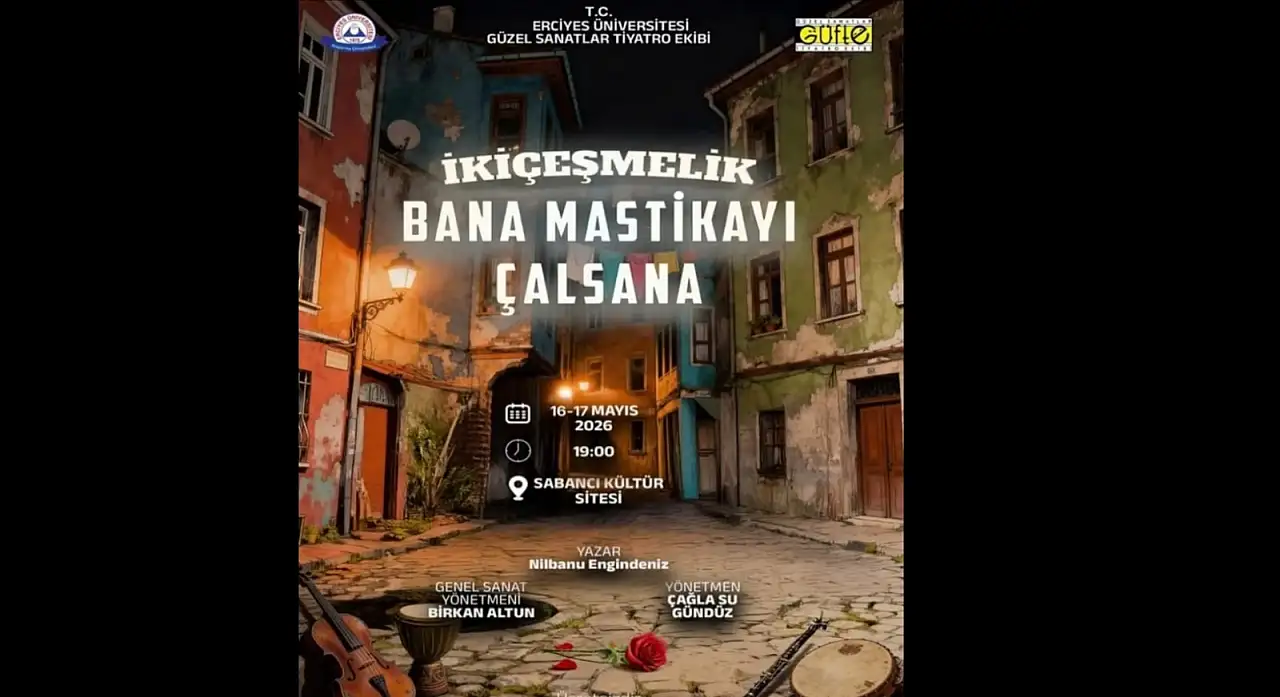 Kayseri'de ücretsiz tiyatro fırsatı: O oyun iki gece sahnede