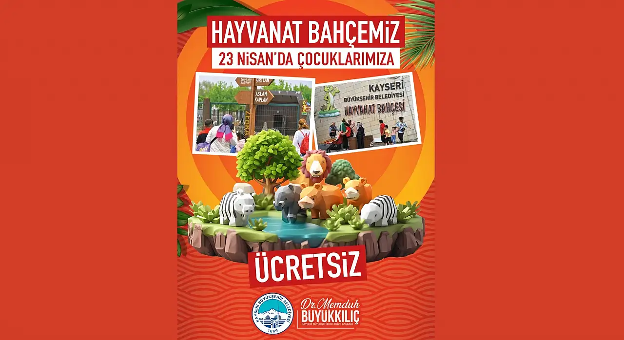 Büyükşehir'den 23 Nisan müjdesi: Tüm çocuklara ücretsiz