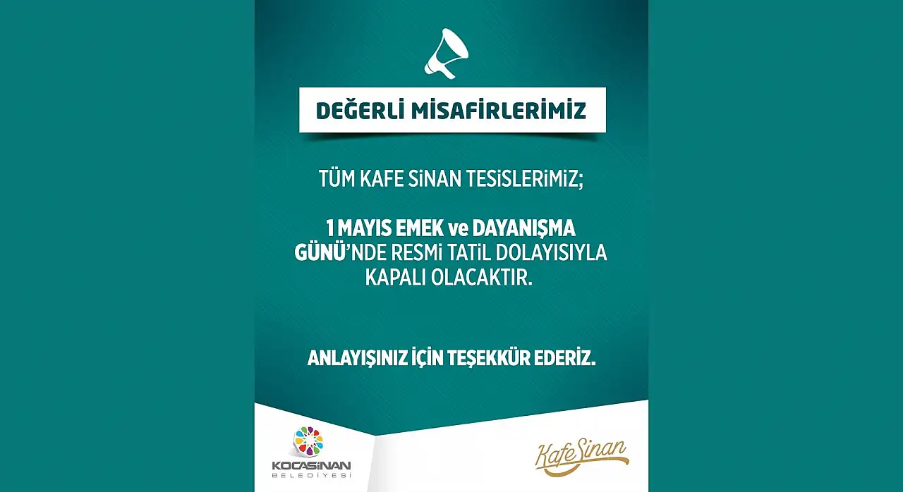 Kayseri'de alışılan düzen değişiyor: O gün kapılar kapalı