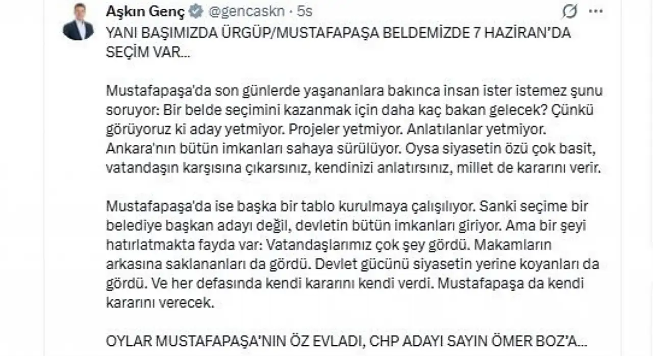 Seçim gerilimi büyüyor! Kayserili vekilden peş peşe sorular