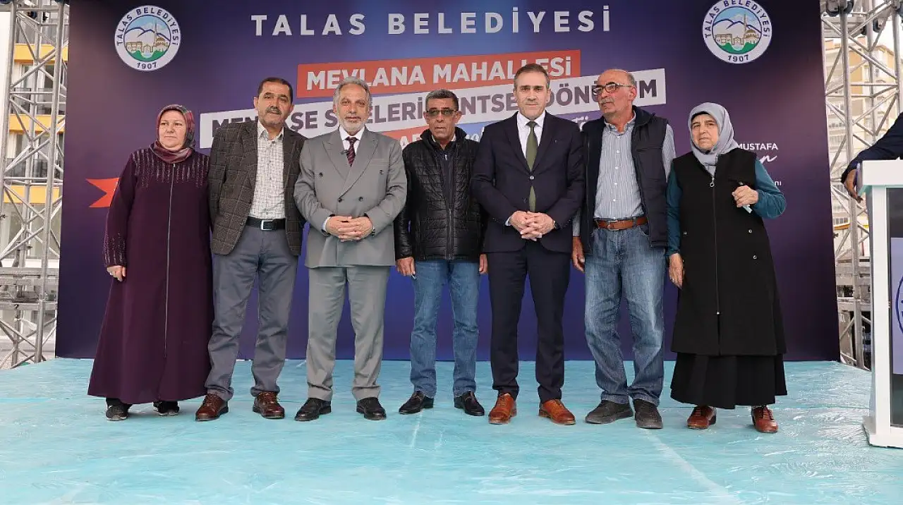 Talas'ta 60 aile yeni evine kavuştu!