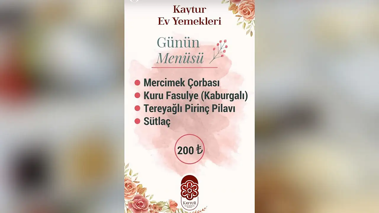 Kayseri'de Kent Lokantası değil Ev Yemekleri Lokantası dönemi: Belediye 4 çeşit yemeği bakın kaç liraya satıyor?