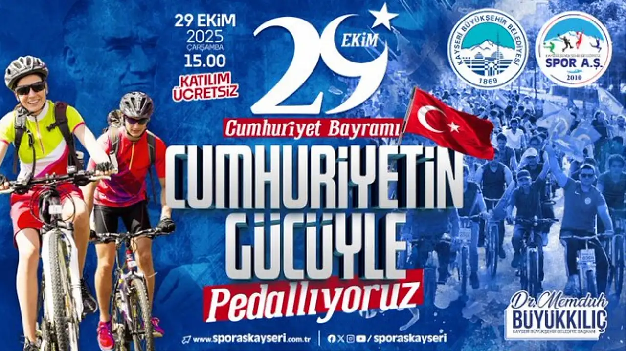 Kayseri'de Millet Bahçesi'nden başlayacak Cumhuriyet Meydanı'nda sona erecek!