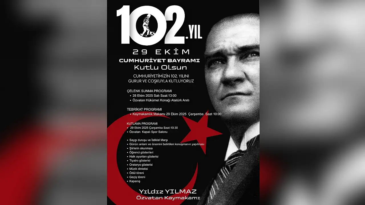 Cumhuriyet Bayramı heyecanı Özvatan'ı sardı!