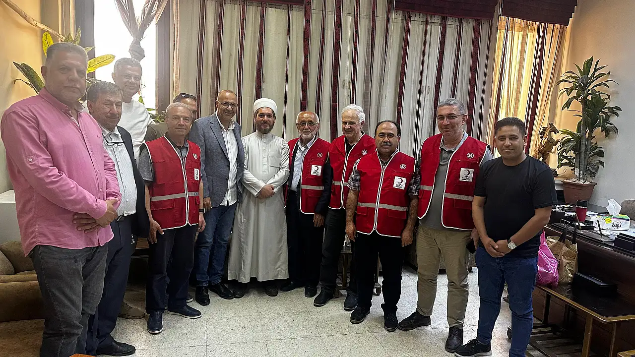 Kayseri'den yola çıkan heyet Suriye'ye ziyaret gerçekleştirdi!